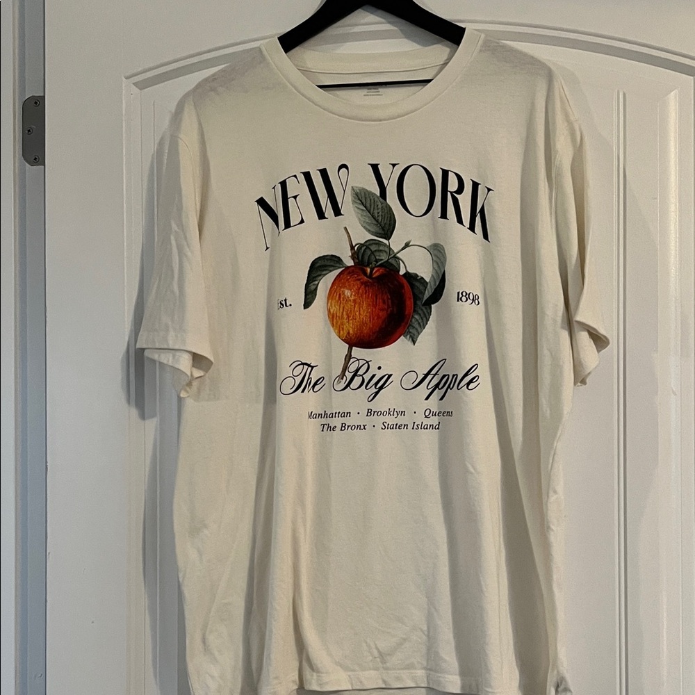 New York The Big Apple T Shirt XXL Tall